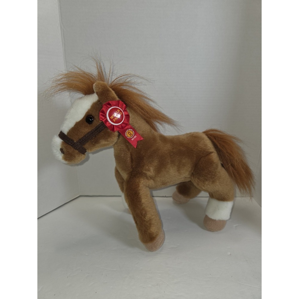 Wells Fargo Legendary Pony Mack Plush Stuffed Animal approx. 14" Horse 2012